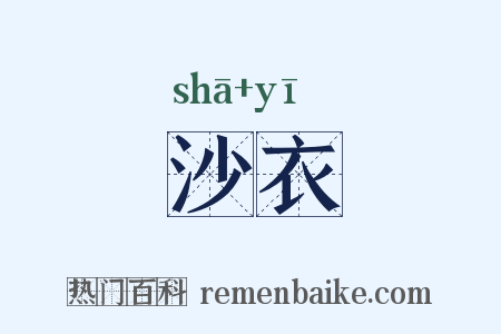 沙衣是什么意思的图片